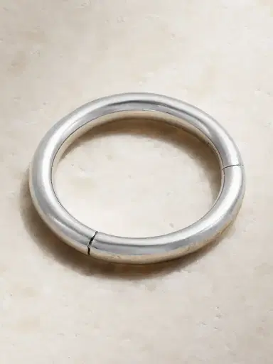 MARIA TASH 6.5mm 14-karat White Gold Hoop Earring | Thumbnail 3 MARIA TASH 6.5mm 14-karat White Gold Hoop Earring | Thumbnail 3