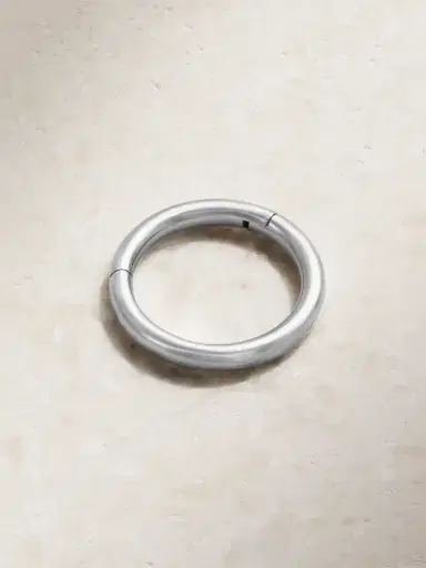 MARIA TASH 6.5mm 14-karat White Gold Hoop Earring | Thumbnail 1 MARIA TASH 6.5mm 14-karat White Gold Hoop Earring | Thumbnail 1