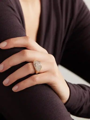 Anita Ko Hive 18-karat Gold Diamond Ring | Thumbnail 2 Anita Ko Hive 18-karat Gold Diamond Ring | Thumbnail 2