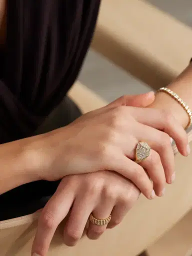 Anita Ko Hive 18-karat Gold Diamond Ring | Thumbnail 5 Anita Ko Hive 18-karat Gold Diamond Ring | Thumbnail 5