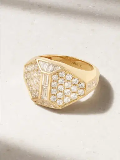 Anita Ko Hive 18-karat Gold Diamond Ring | Thumbnail 1 Anita Ko Hive 18-karat Gold Diamond Ring | Thumbnail 1