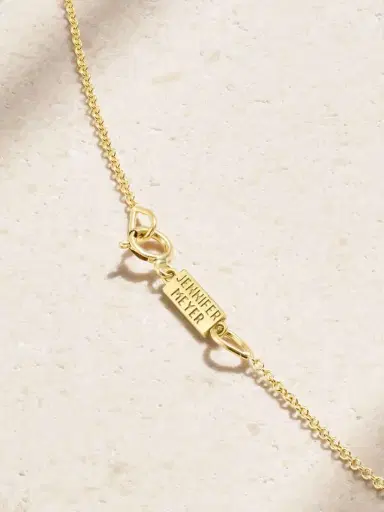 Jennifer Meyer Mini Horseshoe 18-karat Gold Diamond Necklace | Thumbnail 3 Jennifer Meyer Mini Horseshoe 18-karat Gold Diamond Necklace | Thumbnail 3
