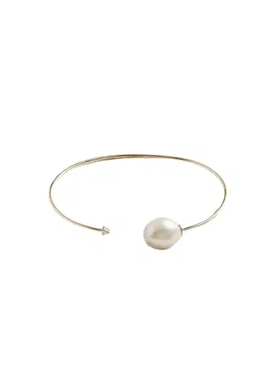 Mizuki 14-karat Gold, Pearl And Diamond Cuff | Thumbnail 1 Mizuki 14-karat Gold, Pearl And Diamond Cuff | Thumbnail 1