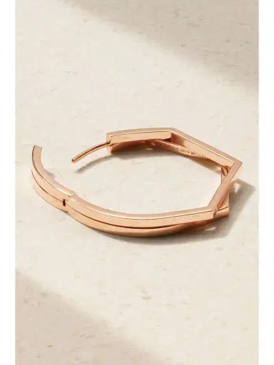 Repossi Antifer Large 18-karat Rose Gold Single Hoop Earring | Thumbnail 3 Repossi Antifer Large 18-karat Rose Gold Single Hoop Earring | Thumbnail 3
