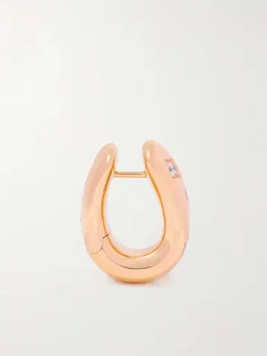 Pomellato Iconica 18-karat Rose Gold Diamond Hoop Earrings | Thumbnail 3 Pomellato Iconica 18-karat Rose Gold Diamond Hoop Earrings | Thumbnail 3