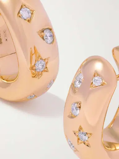 Pomellato Iconica 18-karat Rose Gold Diamond Hoop Earrings | Thumbnail 5 Pomellato Iconica 18-karat Rose Gold Diamond Hoop Earrings | Thumbnail 5