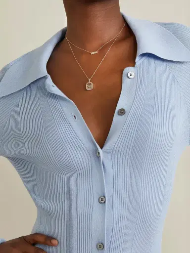 Mateo The Little Things 14-karat Gold, Diamond And Pearl Necklace | Thumbnail 2 Mateo The Little Things 14-karat Gold, Diamond And Pearl Necklace | Thumbnail 2