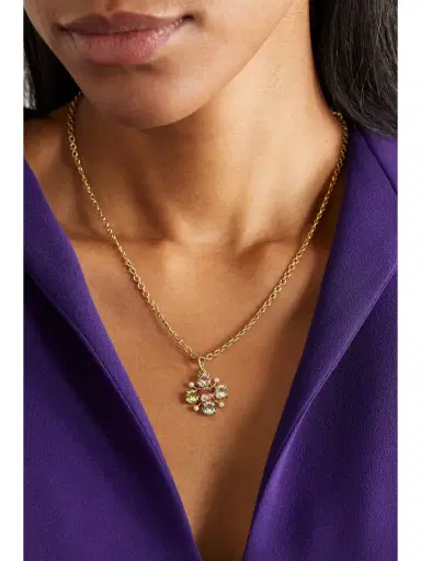 Irene Neuwirth Gemmy Gem 18-karat Gold, Tourmaline And Pearl Necklace | Thumbnail 2 Irene Neuwirth Gemmy Gem 18-karat Gold, Tourmaline And Pearl Necklace | Thumbnail 2