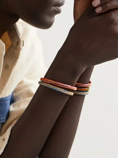 OLE LYNGGAARD COPENHAGEN Life 18-karat Gold And Rope Bracelet | Thumbnail 2 OLE LYNGGAARD COPENHAGEN Life 18-karat Gold And Rope Bracelet | Thumbnail 2