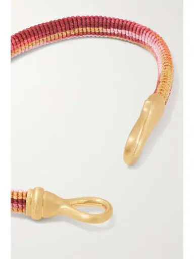 OLE LYNGGAARD COPENHAGEN Life 18-karat Gold And Rope Bracelet | Thumbnail 3 OLE LYNGGAARD COPENHAGEN Life 18-karat Gold And Rope Bracelet | Thumbnail 3