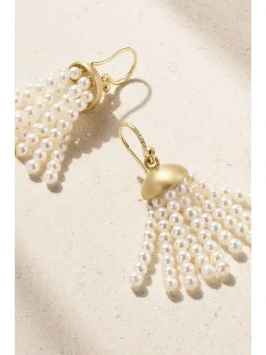 Irene Neuwirth 18-karat Gold, Pearl And Diamond Earrings | Thumbnail 3 Irene Neuwirth 18-karat Gold, Pearl And Diamond Earrings | Thumbnail 3