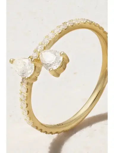Anita Ko Princess Eternity 18-karat Gold Diamond Ring | Thumbnail 4 Anita Ko Princess Eternity 18-karat Gold Diamond Ring | Thumbnail 4