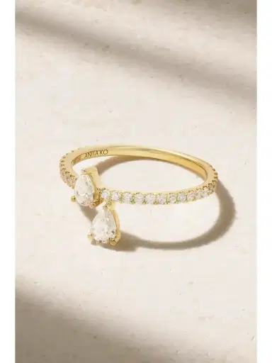 Anita Ko Princess Eternity 18-karat Gold Diamond Ring | Thumbnail 1 Anita Ko Princess Eternity 18-karat Gold Diamond Ring | Thumbnail 1