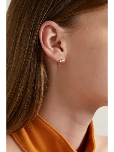 Melissa Joy Manning 14-karat Recycled Gold Herkimer Diamond Earrings | Thumbnail 2 Melissa Joy Manning 14-karat Recycled Gold Herkimer Diamond Earrings | Thumbnail 2