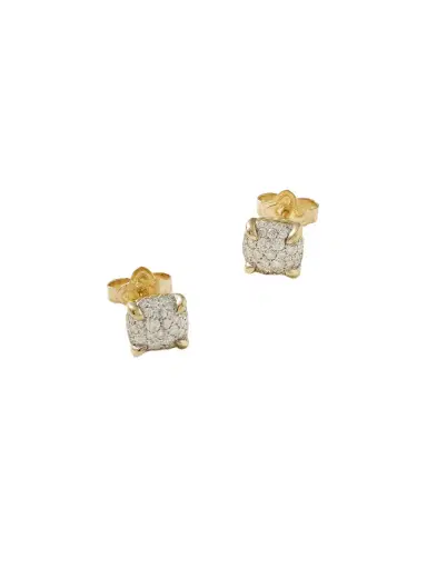 David Yurman Châtelaine 18-karat Gold Diamond Earrings | Thumbnail 1 David Yurman Châtelaine 18-karat Gold Diamond Earrings | Thumbnail 1
