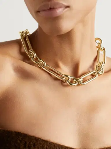 Lauren Rubinski Large 14-karat Gold Necklace | Thumbnail 2 Lauren Rubinski Large 14-karat Gold Necklace | Thumbnail 2