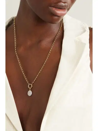 Lucy Delius 14-karat Gold Diamond Necklace | Thumbnail 2 Lucy Delius 14-karat Gold Diamond Necklace | Thumbnail 2