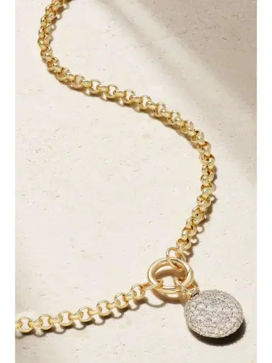 Lucy Delius 14-karat Gold Diamond Necklace | Thumbnail 4 Lucy Delius 14-karat Gold Diamond Necklace | Thumbnail 4