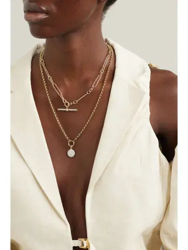 Lucy Delius 14-karat Gold Diamond Necklace | Thumbnail 5 Lucy Delius 14-karat Gold Diamond Necklace | Thumbnail 5