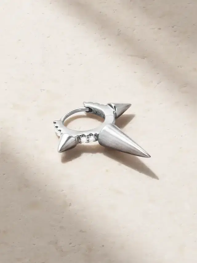Eternity 6.5mm 18-karat White Gold Diamond Earring Eternity 6.5mm 18-karat White Gold Diamond Earring