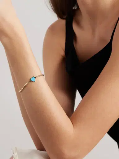Jennifer Meyer 18-karat Gold Turquoise Bracelet | Thumbnail 2 Jennifer Meyer 18-karat Gold Turquoise Bracelet | Thumbnail 2