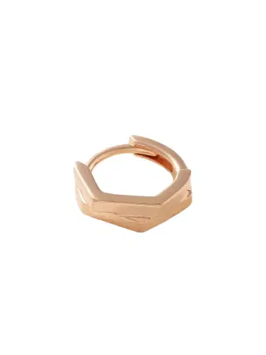 Repossi 18-karat Rose Gold Single Hoop Earring | Thumbnail 1 Repossi 18-karat Rose Gold Single Hoop Earring | Thumbnail 1
