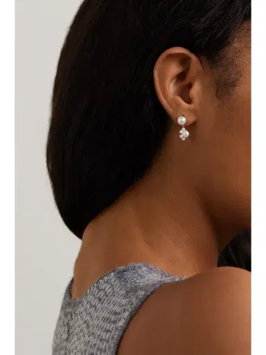 Sophie Bille Brahe Petite Deux Jeanne 14-karat Recycled Gold Pearl Single Earring | Thumbnail 2 Sophie Bille Brahe Petite Deux Jeanne 14-karat Recycled Gold Pearl Single Earring | Thumbnail 2