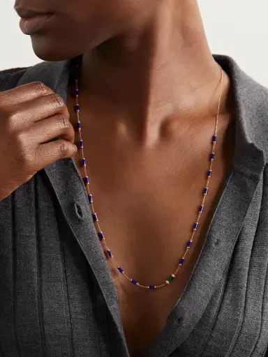 L’Atelier Nawbar The Pillar Sautoir 18-karat Gold Multi-stone Necklace | Thumbnail 2 L’Atelier Nawbar The Pillar Sautoir 18-karat Gold Multi-stone Necklace | Thumbnail 2