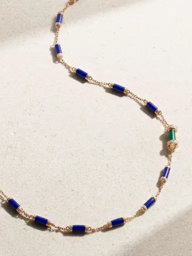 L’Atelier Nawbar The Pillar Sautoir 18-karat Gold Multi-stone Necklace | Thumbnail 4 L’Atelier Nawbar The Pillar Sautoir 18-karat Gold Multi-stone Necklace | Thumbnail 4