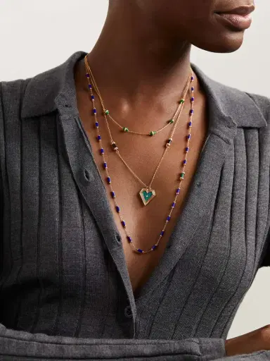 L’Atelier Nawbar The Pillar Sautoir 18-karat Gold Multi-stone Necklace | Thumbnail 5 L’Atelier Nawbar The Pillar Sautoir 18-karat Gold Multi-stone Necklace | Thumbnail 5