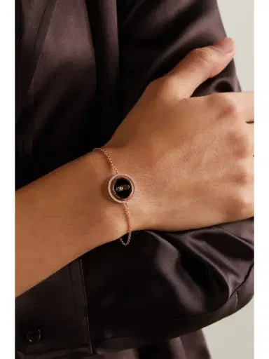 Messika Lucky Move 18-karat Rose Gold, Onyx And Diamond Bracelet | Thumbnail 2 Messika Lucky Move 18-karat Rose Gold, Onyx And Diamond Bracelet | Thumbnail 2
