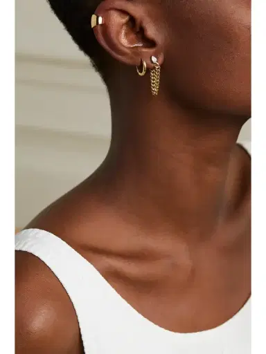 Anita Ko Huggies 18-karat Gold Hoop Earrings | Thumbnail 2 Anita Ko Huggies 18-karat Gold Hoop Earrings | Thumbnail 2
