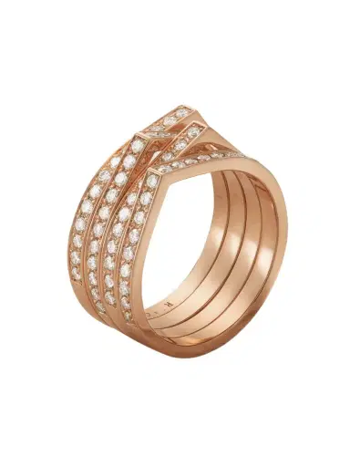 Repossi Antifer 18-karat Rose Gold Diamond Ring | Thumbnail 1 Repossi Antifer 18-karat Rose Gold Diamond Ring | Thumbnail 1