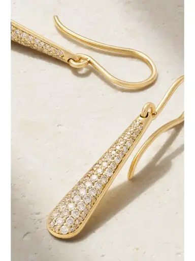 Jennifer Meyer Dome Drop 18-karat Gold Diamond Earrings | Thumbnail 3 Jennifer Meyer Dome Drop 18-karat Gold Diamond Earrings | Thumbnail 3