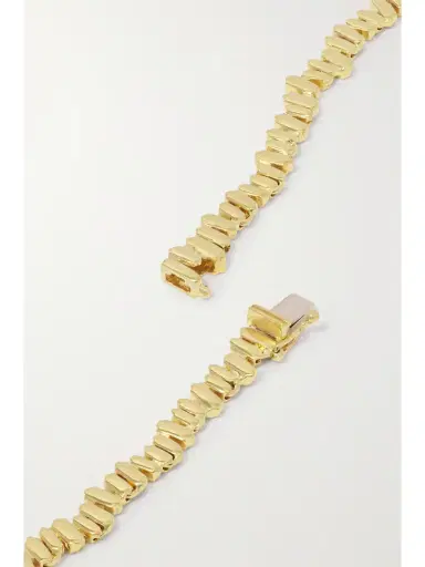 Suzanne Kalan 18-karat Gold Emerald Tennis Necklace | Thumbnail 3 Suzanne Kalan 18-karat Gold Emerald Tennis Necklace | Thumbnail 3