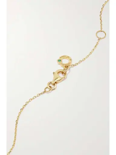 Courbet Origine 18-karat Recycled Gold, Laboratory-grown Diamond And Emerald Necklace | Thumbnail 3 Courbet Origine 18-karat Recycled Gold, Laboratory-grown Diamond And Emerald Necklace | Thumbnail 3