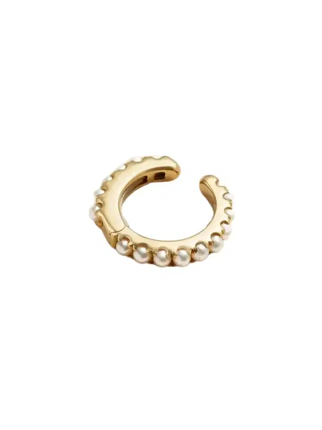 Eternity 14-karat Gold Pearl Ear Cuff Eternity 14-karat Gold Pearl Ear Cuff