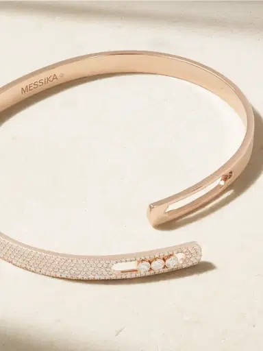 Messika ove Noa 18-karat Rose Gold Diamond Bracelet | Thumbnail 3 Messika ove Noa 18-karat Rose Gold Diamond Bracelet | Thumbnail 3