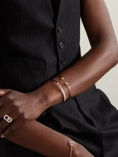 Messika ove Noa 18-karat Rose Gold Diamond Bracelet | Thumbnail 4 Messika ove Noa 18-karat Rose Gold Diamond Bracelet | Thumbnail 4