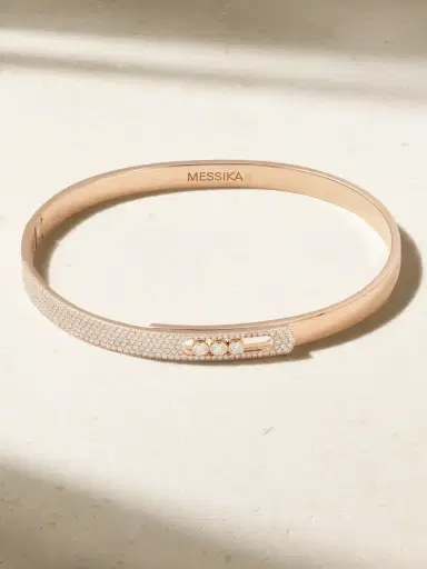 Messika ove Noa 18-karat Rose Gold Diamond Bracelet | Thumbnail 1 Messika ove Noa 18-karat Rose Gold Diamond Bracelet | Thumbnail 1