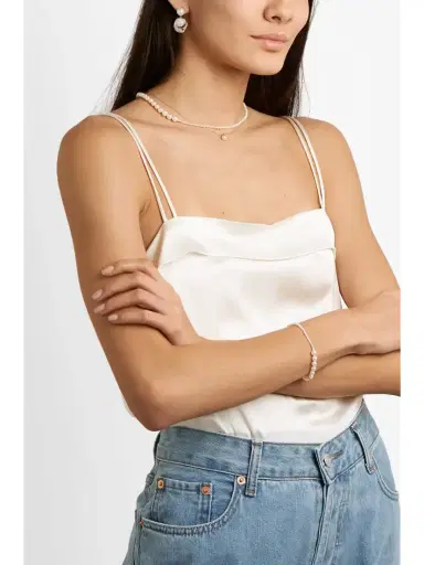Sophie Bille Brahe Petite Peggy 14-karat Gold Pearl Bracelet | Thumbnail 2 Sophie Bille Brahe Petite Peggy 14-karat Gold Pearl Bracelet | Thumbnail 2