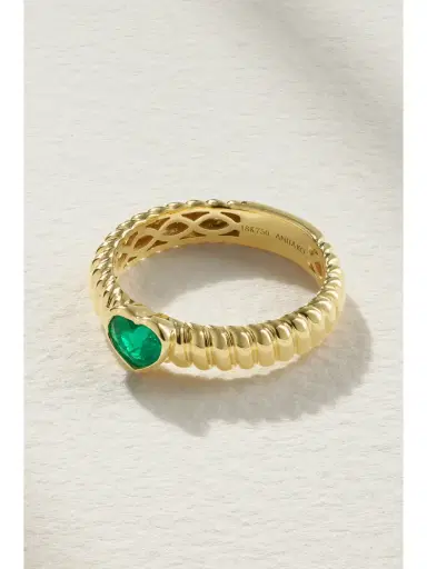 Anita Ko Zoe 18-karat Gold Emerald Ring | Thumbnail 1 Anita Ko Zoe 18-karat Gold Emerald Ring | Thumbnail 1