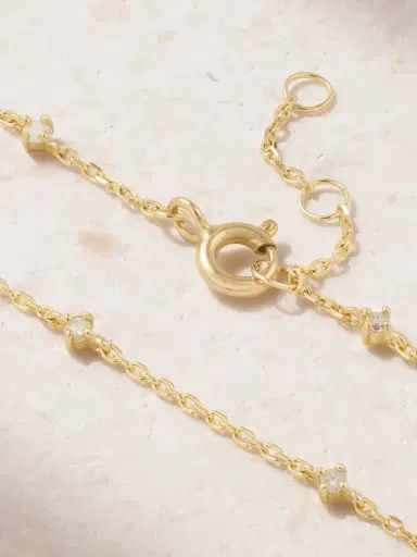 STONE AND STRAND 10-karat Gold Diamond Bracelet | Thumbnail 3 STONE AND STRAND 10-karat Gold Diamond Bracelet | Thumbnail 3