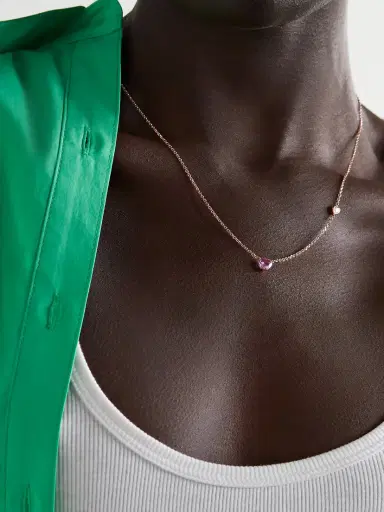 Anita Ko 18-karat Rose Gold, Sapphire And Diamond Necklace | Thumbnail 2 Anita Ko 18-karat Rose Gold, Sapphire And Diamond Necklace | Thumbnail 2