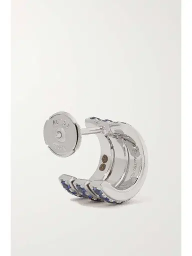 Piaget Possession 18-karat White Gold, Sapphire And Diamond Single Earring | Thumbnail 4 Piaget Possession 18-karat White Gold, Sapphire And Diamond Single Earring | Thumbnail 4