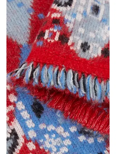 Alanui Bandana Fringed Jacquard-knit Mini Skirt | Thumbnail 4 Alanui Bandana Fringed Jacquard-knit Mini Skirt | Thumbnail 4