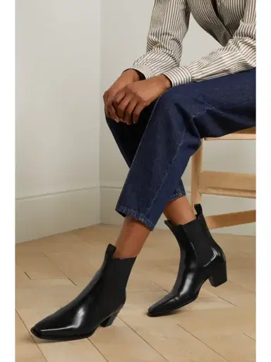 TOTEME + Net Sustain The City Leather Ankle Boots | Thumbnail 2 TOTEME + Net Sustain The City Leather Ankle Boots | Thumbnail 2