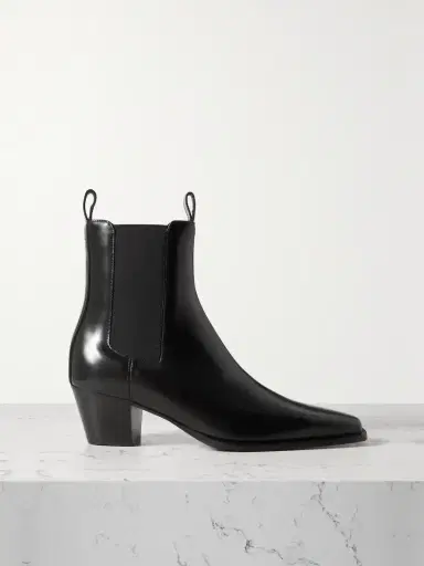 TOTEME + Net Sustain The City Leather Ankle Boots | Thumbnail 1 TOTEME + Net Sustain The City Leather Ankle Boots | Thumbnail 1