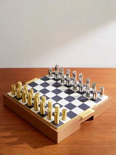 Savannah Morrow The Label Fowler Leather Chess Set - Men | Thumbnail 6 Savannah Morrow The Label Fowler Leather Chess Set - Men | Thumbnail 6