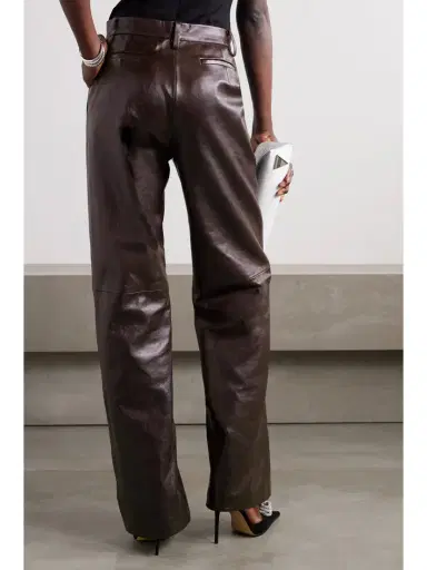 Magda Butrym Leather Wide-leg Pants | Thumbnail 3 Magda Butrym Leather Wide-leg Pants | Thumbnail 3
